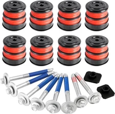 Silicone Body Mount Bushing Kit with Mount Bolt Ford F250 F350 2008-16 Crew Cab