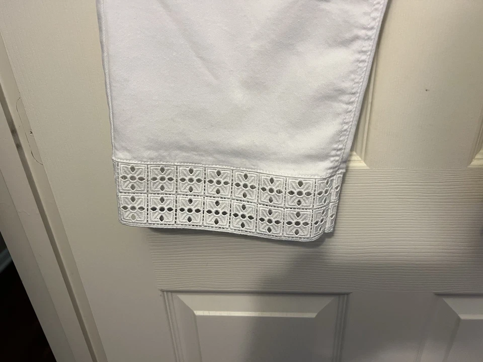 Kate And Spade White Capri Jeans Size 16 - Image 4 of 4