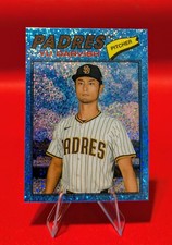 2026 Topps Heritage - Yu Darvish #120 Chrome Light Blue Sparkle