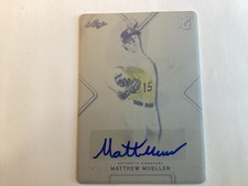 Matthew Mueller Black Plate 1/1 Leaf Auto BA-MM4 d