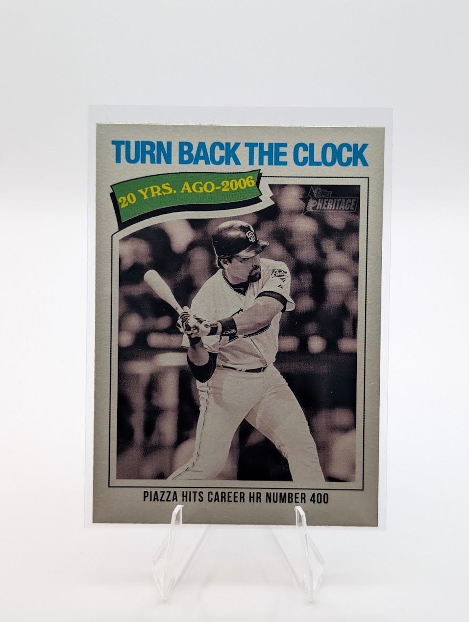 2026 Topps Heritage Mike Piazza #336 San Diego Padres
