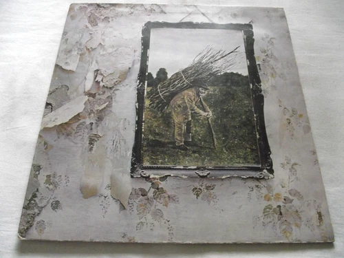 LED ZEPPELIN ~ FOUR SYMBOLS ** 1971 UK Plum/Red ATLANTIC LP