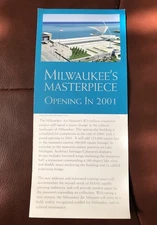Milwaukee WISCONSIN Art Museum Opening 2001 Information Advertising Card