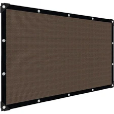 Mocha Sun Shade Cloth,Pergola Shade Cover with Reinforced Grommets,90% Shade ...