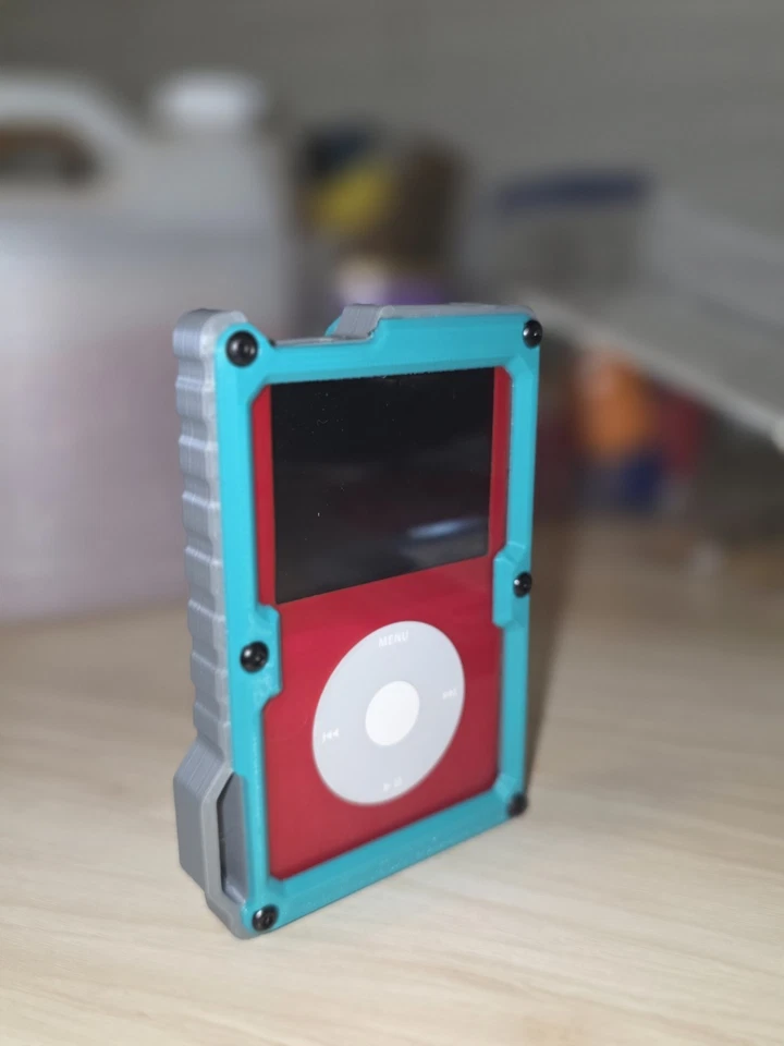 iPod Classic 5th,6th and 7th Generation Bumper Case Green&Grey - Image 4 of 4