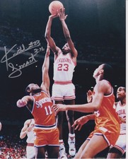 Keith Smart  8x10 Photo Signed WCOA  Indiana Hoosier #1
