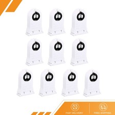 10 Pack 2A T8 Socket G13 Base Fluorescent Lamp Holder Light Accessory White