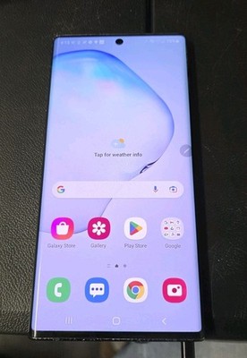 Samsung Galaxy Note10+ SM-N975U WIFI Only 256GB Aura Black Heavily Used Rough