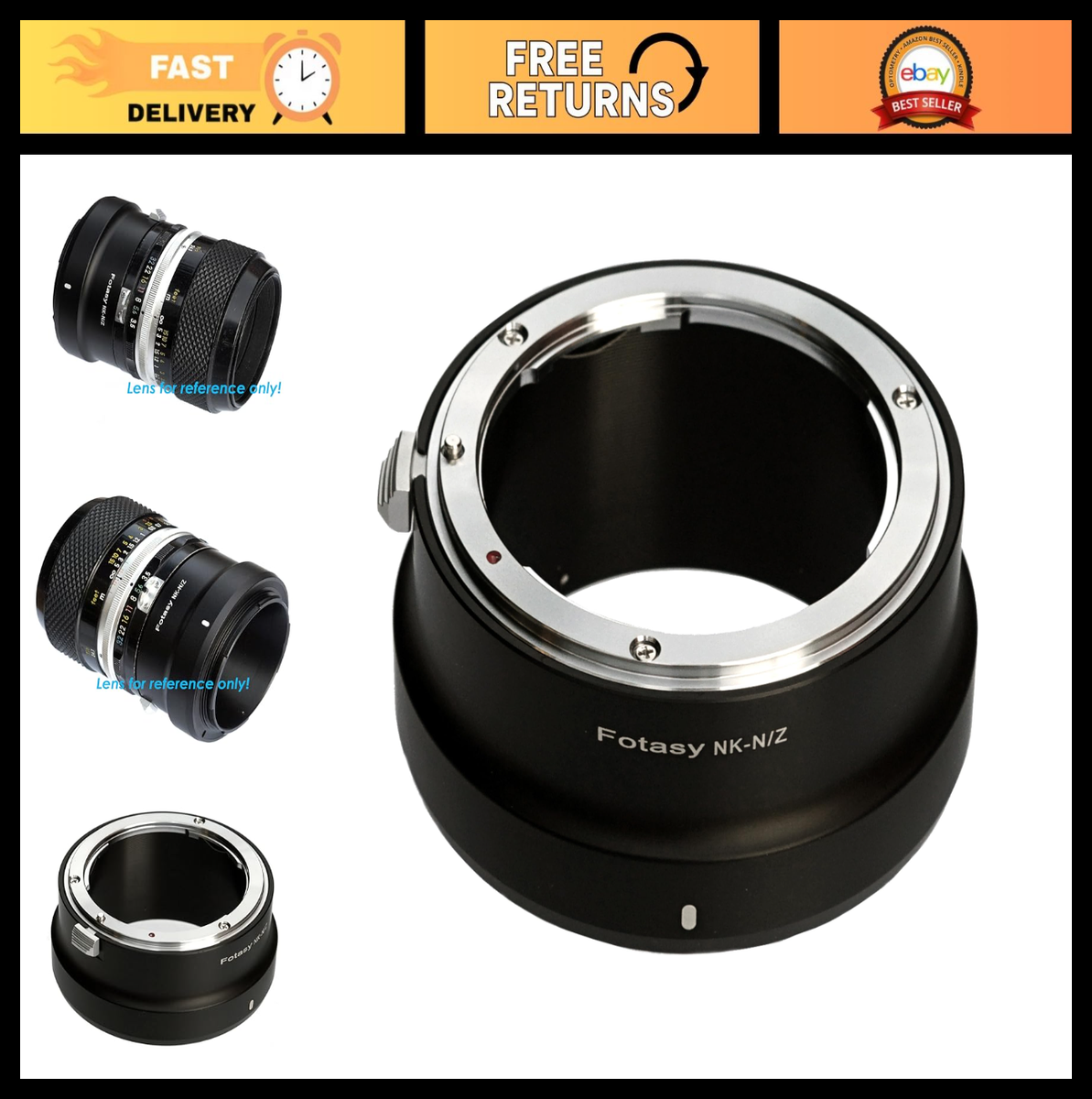 Nikon F to Z Mount Adapter for Mirrorless Cameras - Compatible
