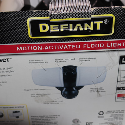 (1-Pk) MaxDetect 240-Degree LED Security Flood Light Motion Activated Wired  