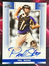 2019 Leaf Perfect Game PAUL SKENES RC Rare High School 1st Signed Auto /15 MINT
