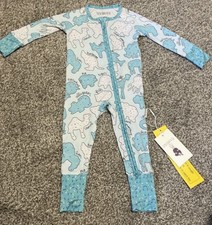 Little Sleepies Animal  Zippy Pajamas 3-6 Months NEW NWT