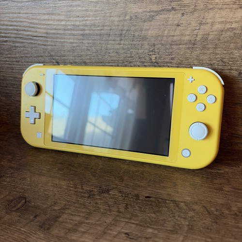 Nintendo Switch Lite Yellow Handheld Console (FOR PARTS/NOT WORKING)