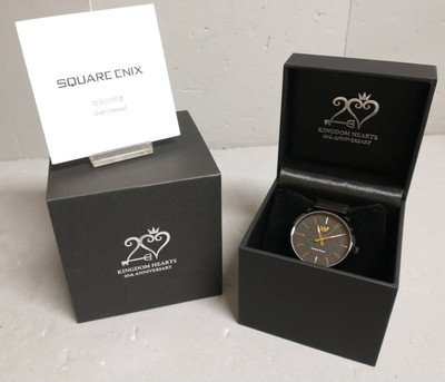KINGDOM HEARTS 20周年記念 腕時計 本体 Kingdom Hearts 20th Anniversary Quartz Watch Black Model Limited