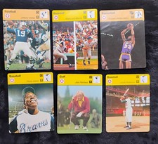 1978 Sportscaster Lot Hank Aaron Muhammad Ali Pele Mantle Orr G/VG 68 Cards