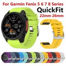 QuickFit 22 26mm Band Strap for Garmin Fenix 8 Epix 6 6X 7 7X Pro 5 5X 47mm 51mm