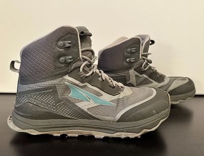 Altra ''Lone Peak 6'' Mid All Weather Grey WOMENS Size 6.5 WATER PROOF Hike/Trail