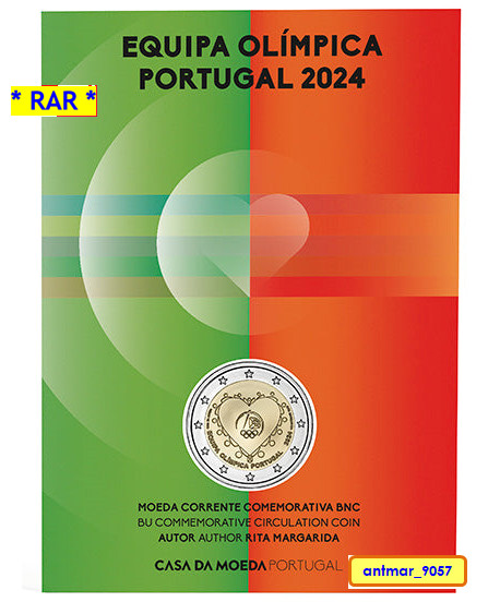 Portugal - 2 Euro 2024 - JEUX OLYMPIQUES - JO PARIS -* BU *- O. GAMES - * BNC *