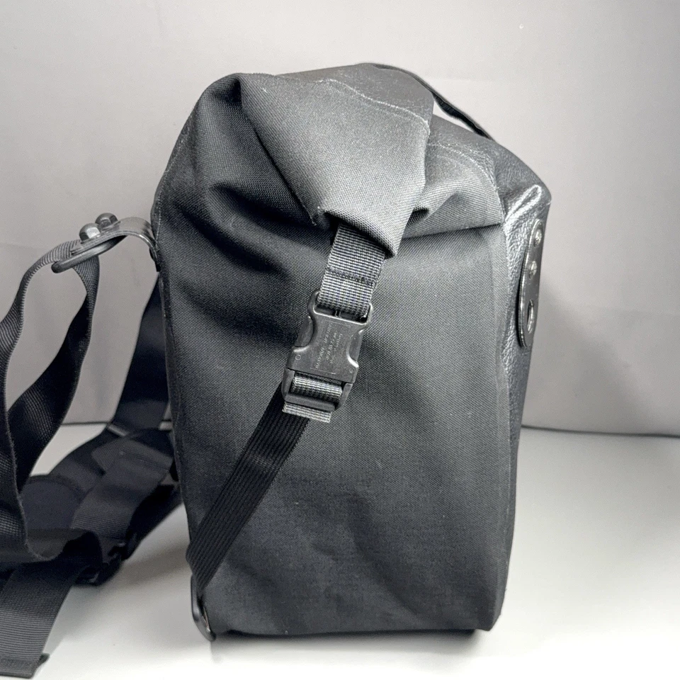 Ortlieb X-Press Negro Impermeable Grande Bolso Mensajero Alforja Hecho en Alemania Foto 2 de 4