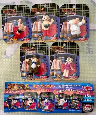 Astro Boy Atom Mini Blister Collection Figure 5p set Yujin Japan w
