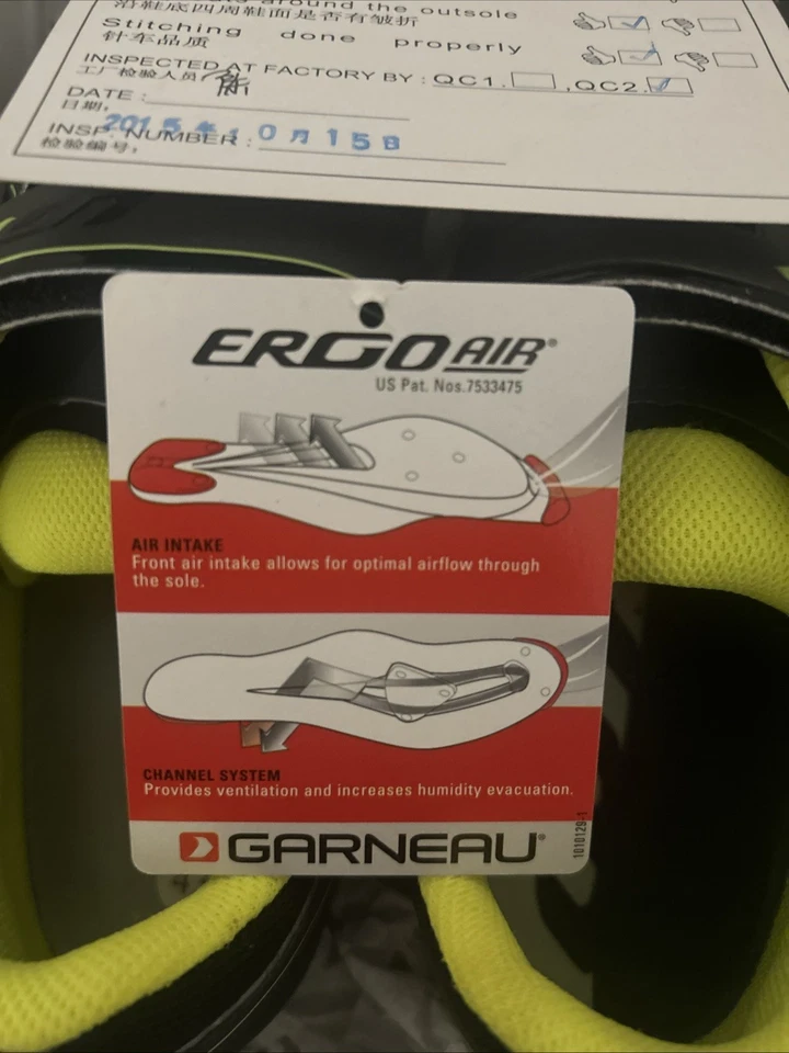 Zapatos de ciclismo Louis Garneau cromados para hombre 9,5, excelente estado con caja Foto 4 de 4