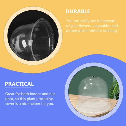 2 PCS Nursery Cover Plant Dome Bell Protector Cloche for Plants - Picture 5 of 12