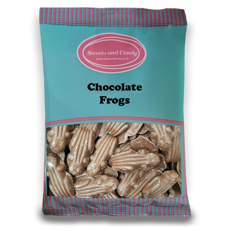 Chocolate Frogs 1Kg - Bulk 1 Kilo Bag of Fun Frog Shaped Chocolate Candy Pieces