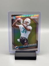 2025 Prizm Football Ollie Gordon II Silver Prizm #333 RC Miami Dolphins 