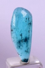 2.5carats BLUE OPAL CABOCHON Pendant Wire Wrap Caribean  Peru B998