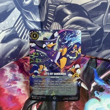 Disney LORCANA Let's Get Dangerous ENCHANTED 240/204 Foil Darkwing Duck Card