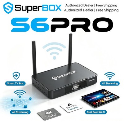 SuperBox S6 Pro TV BOX Android 12  - Authorized Distributor - Defeat All Prices