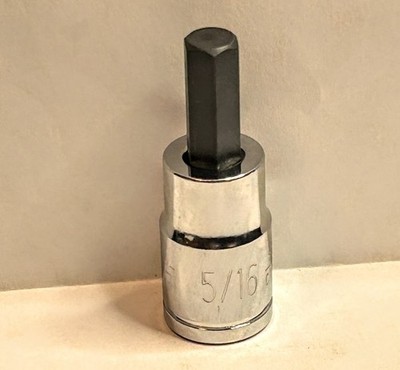 Pittsburgh  Hex Bit Socket - 5/16'' x 3/8'' -Free USA Shipping