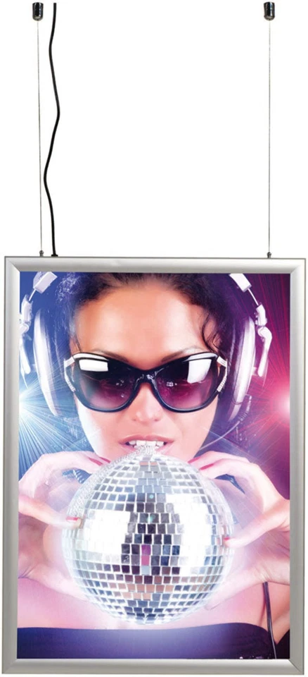 LED Leuchtrahmen f. Innen | einseitig & doppelseitig DIN A4 A3 A2 A1 A0 B2 B1 - Bild 4 von 4