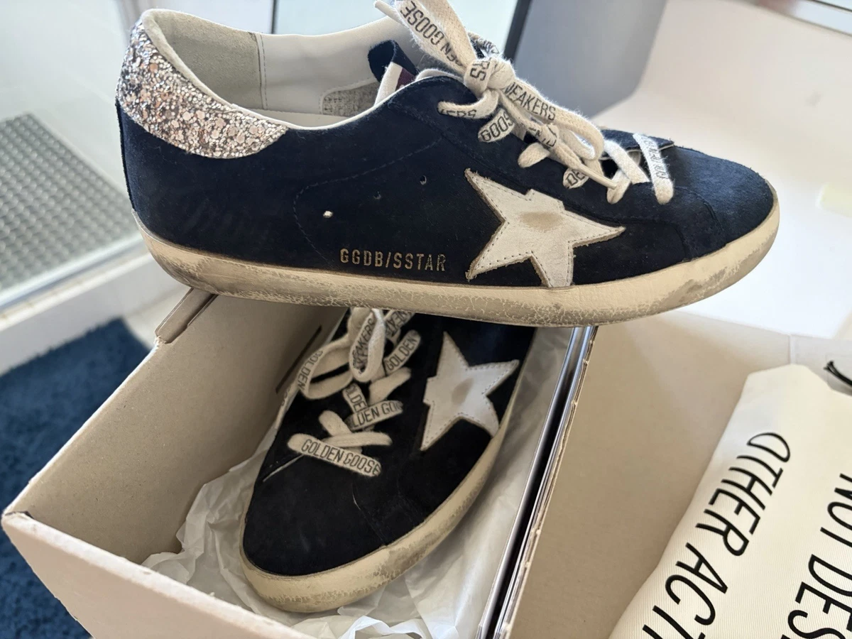 Golden Goose Black Leather Athletic Shoes for Women for sale | eBay
