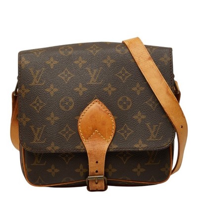 LOUIS VUITTON Monogram Cartouchiere MM Diagonal shoulder bag M51253【Used】