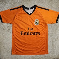 Vtg 2013 Real Madrid Fly Emirates #20 XL Football Soccer Jersey Unknown Brand 