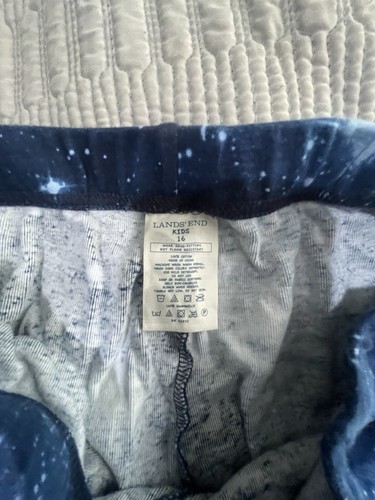Lands end boys pajamas 16 space planets galaxy universe (lot Of 2 Pair) - Picture 6 of 7