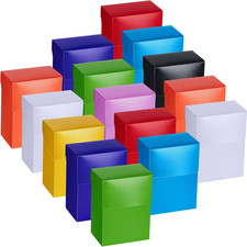 18 Packs Deck Cards Box Trading Card Storage Box Case Carrying Case for Family P