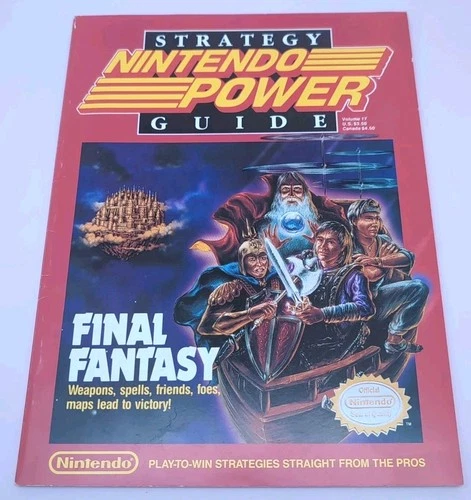 Nintendo Power - Final Fantasy - Strategy Guide - Volume 17 - 1990 - COMPLETE VG