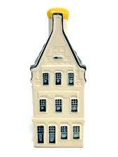 KLM Airlines Blue Delft Porcelain Bols Amsterdam Canal House No. 31 *Empty*