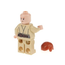 1x Lego Minifigure Star Wars Obi-Wan Kenobi Young Double Face Hair 75169 sw0812