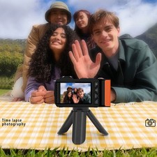 Digital Camera 4K 70MP 50X Zoom Auto Focus Wide Angle F1.8 DSLR Camera