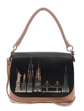O BAG Borsa a spalla Donna Borsa color carne-nero stile casual