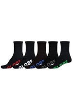 Globe Stealth Crew Sock 5 Pack - RRP 24.99