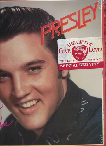 Elvis Presley  SEALED ORIGINAL RED VINYL LP WITH GREAT HYPE STICKER/A BEAUTY!!