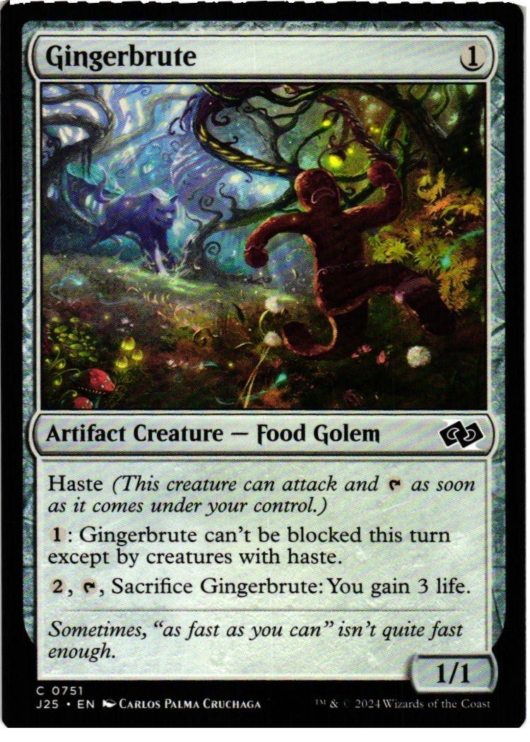 Gingerbrute 751 Common Foundations Jumpstart Magic: The Gathering Near Mint