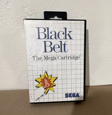 SEGA Black Belt for Sega Master System Fighting Game Cartridge w/ Manual