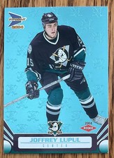 2003-04 JOFFREY LUPUL PACIFIC PRISM ROOKIE CARD #151 ANAHIEM DUCKS #031/975. rookie card picture