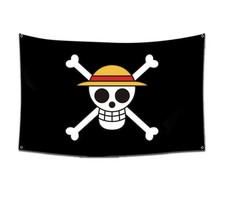 ONE PIECE FLAG BANDIERA PIRATI BANNER cm 60x90