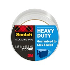 Scotch Heavy Duty Shipping Packing Tape Industrial Strength 1.88in x 65.6yd